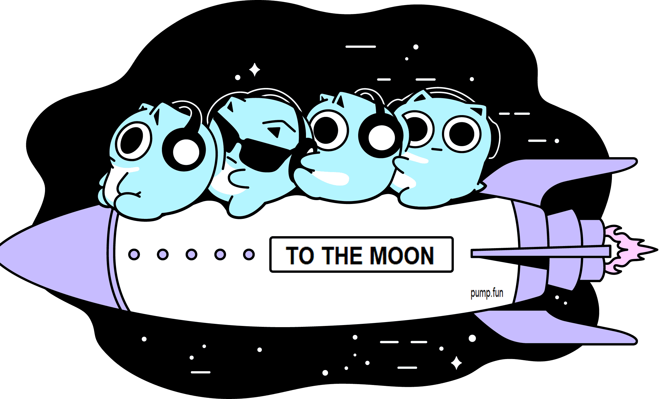 ブルーハムハムとは、宇宙ハムスターの４兄弟。